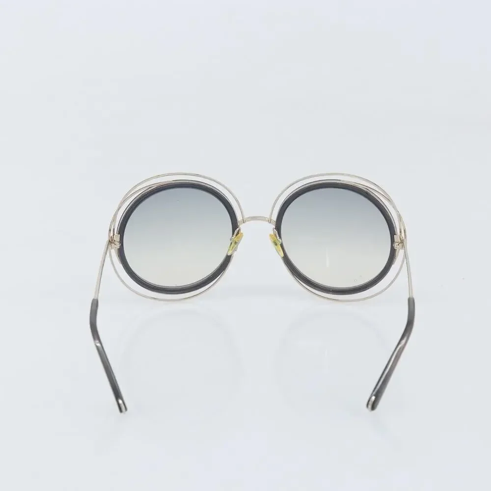 Chloe Metal Carlina Sunglasses Black